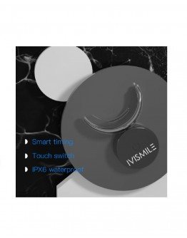 Dantų balinimo rinkinys baltos spalvos kapa jautriems dantims IVISMILE belaidis su 3 dantų balinimo pieštukais