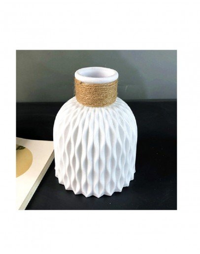 Vazos Imitacija Plastikinė Balta