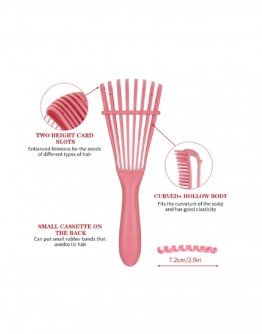 Plaukų šepetys su galvos masažu